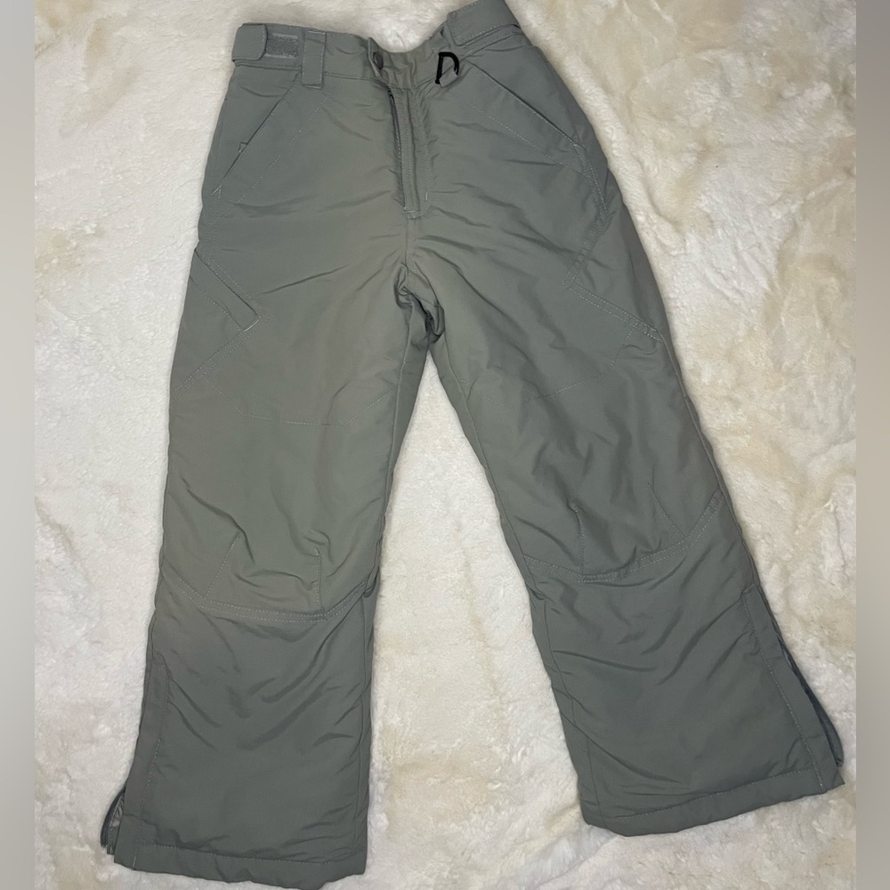 LL Bean Girls 4 pocket Snow Pants w/velcro tabs for adjustable waist-Gir…